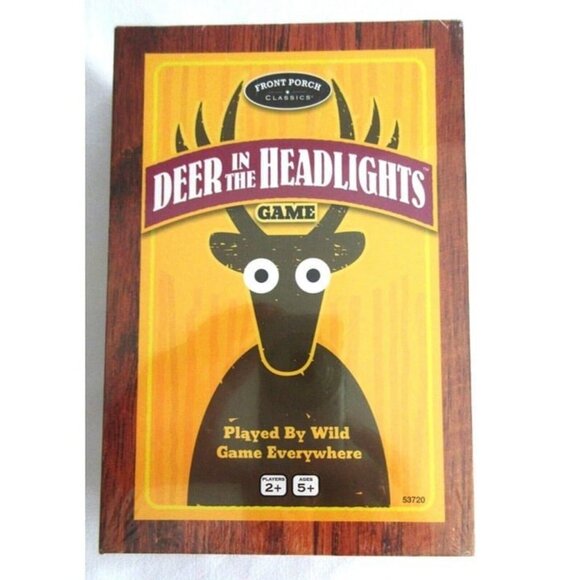 Deer In The Headlights Game By Front Porch Classics ~ Brand New Factory Sealed - Picture 1 of 2